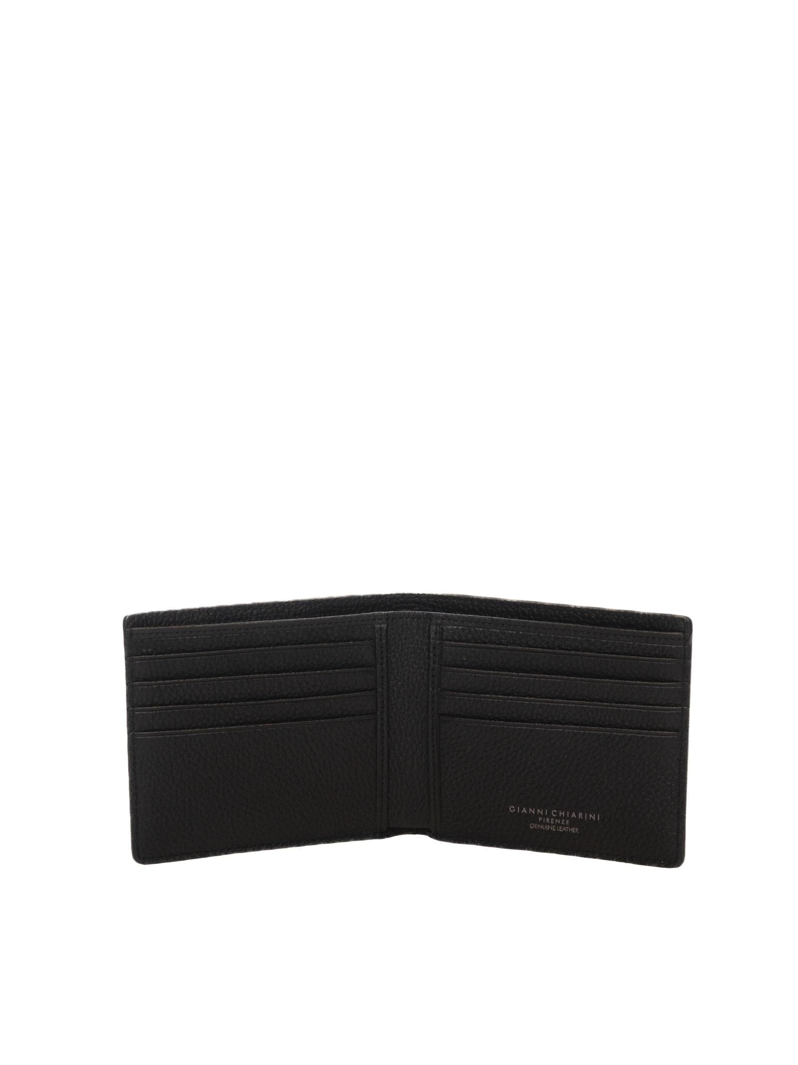 GIANNI CHIARINI portafoglio pelle nero 18293 GRNCRV-001 