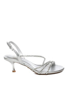 ALBANO VANITY Sandalo strass argento 7036 STRASS-ARGENTO 