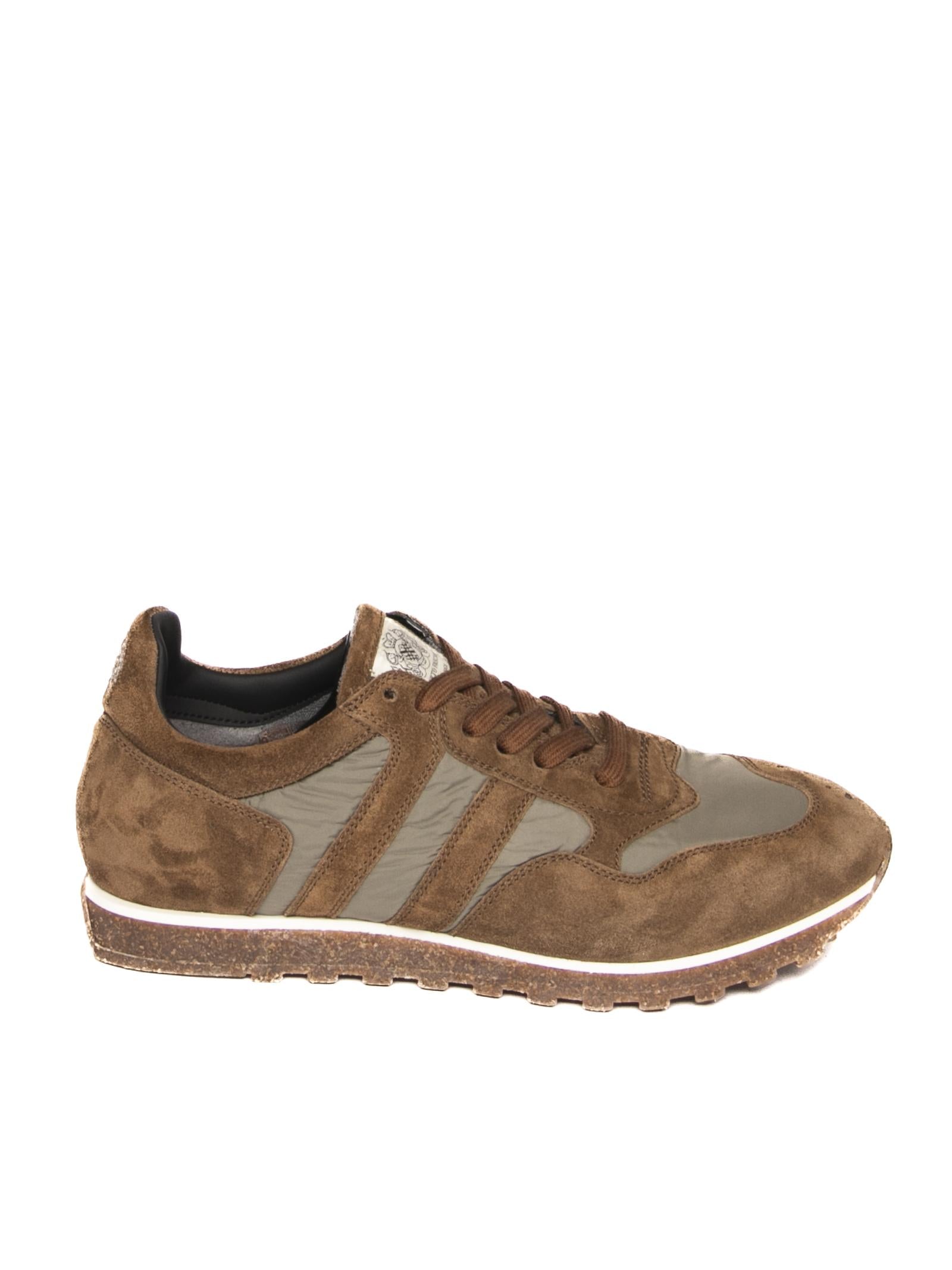 ALBERTO FASCIANI sneaker scamosciata beige <BR/> 6500 SAMBUCO-SANDALO 