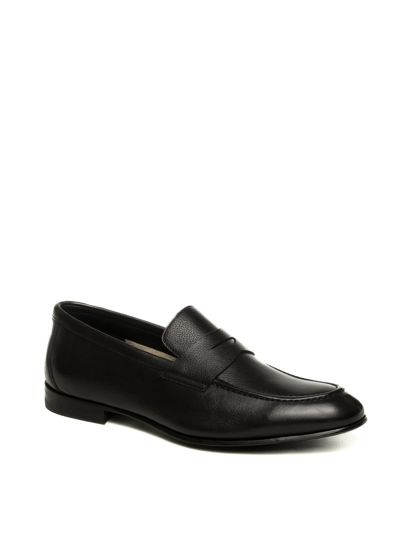 JEROLD WILTON Mocassino grained nero 1101 GRAINED-NERO 