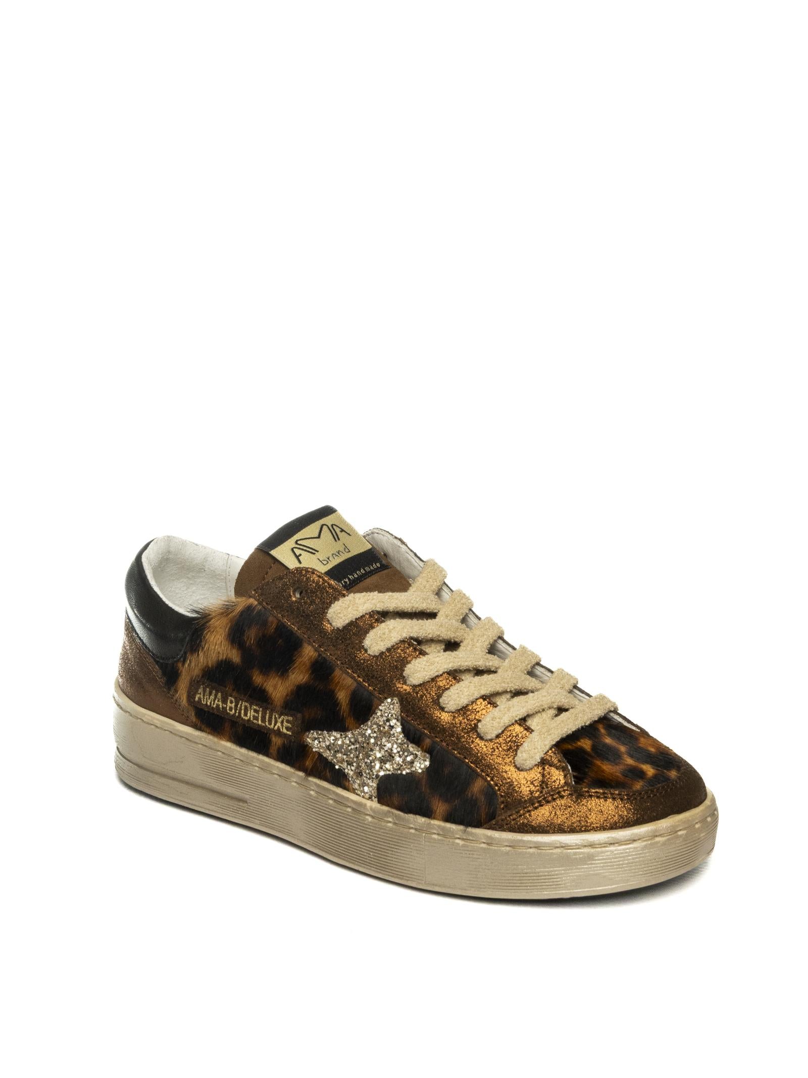 AMA BRAND DELUXE Sneaker slam animalier SLAM D 4347-LEOPARD 