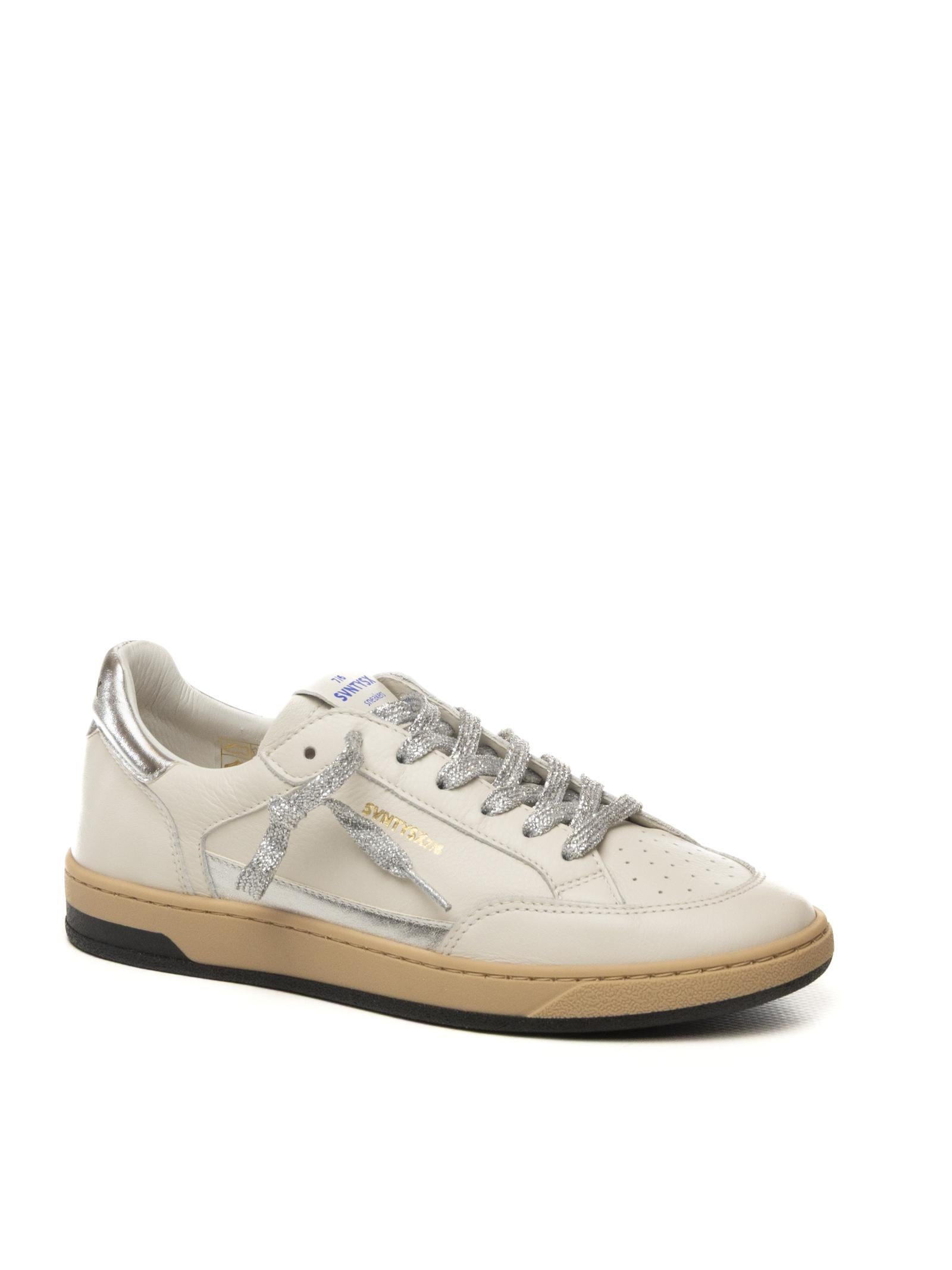 THE 76 Sneaker stay bianco/silver STAY D PELLE-WHI/SILV 