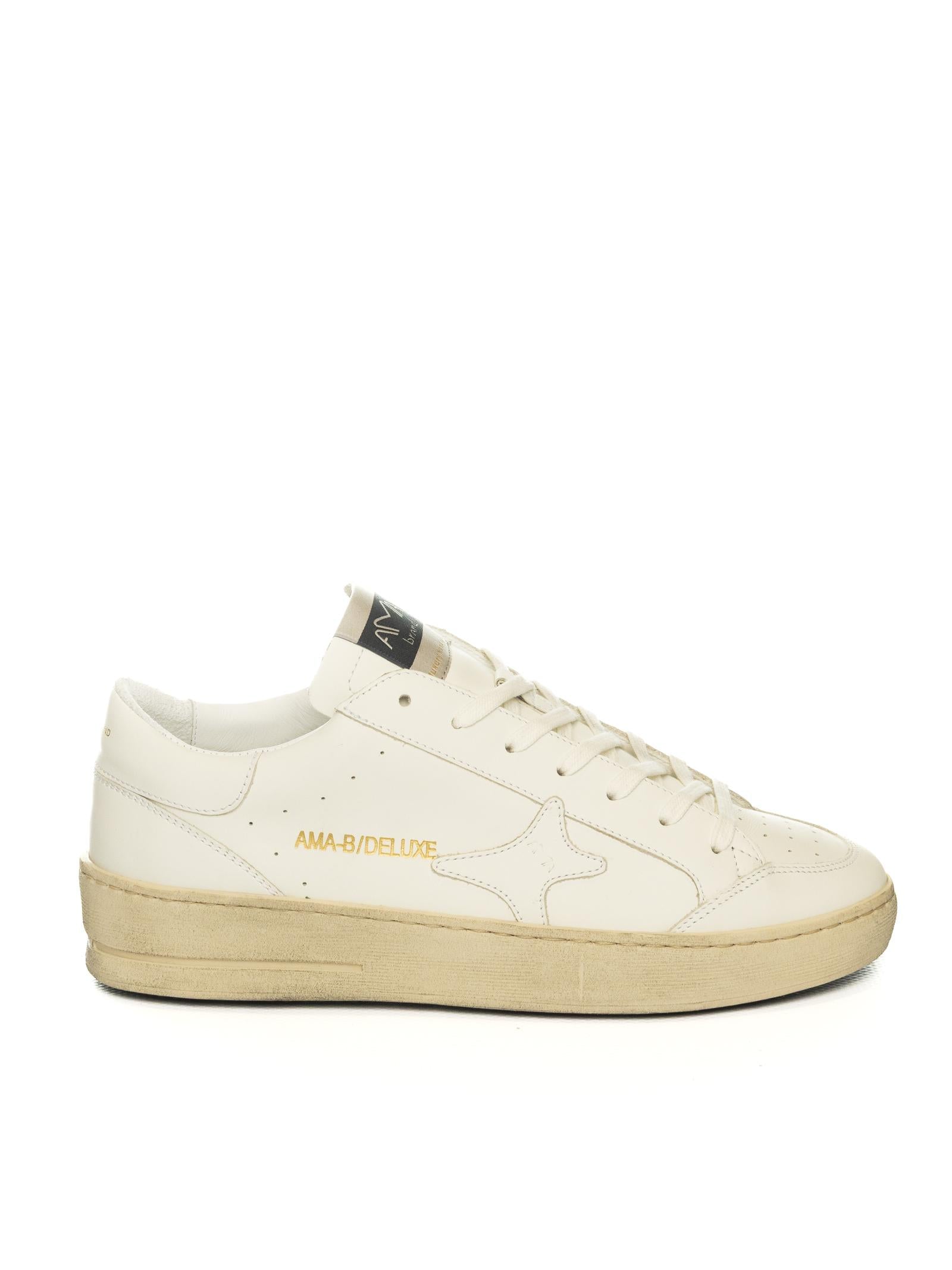 AMA BRAND DELUXE Sneaker slam pelle bianco SLAM U 4537-BIA 