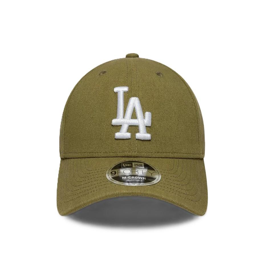 NEW ERA cappello los angeles verde 60856290 LINEN-OLIVE/WHT 