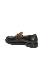 FRANCO RUSSO Mocassino nappa nero 8002 NAPPA-NERO 