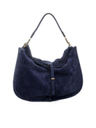 DI LORENZO borsa a spalla lucrezia blu LUCREZIA CAMOSCIO-BLU 