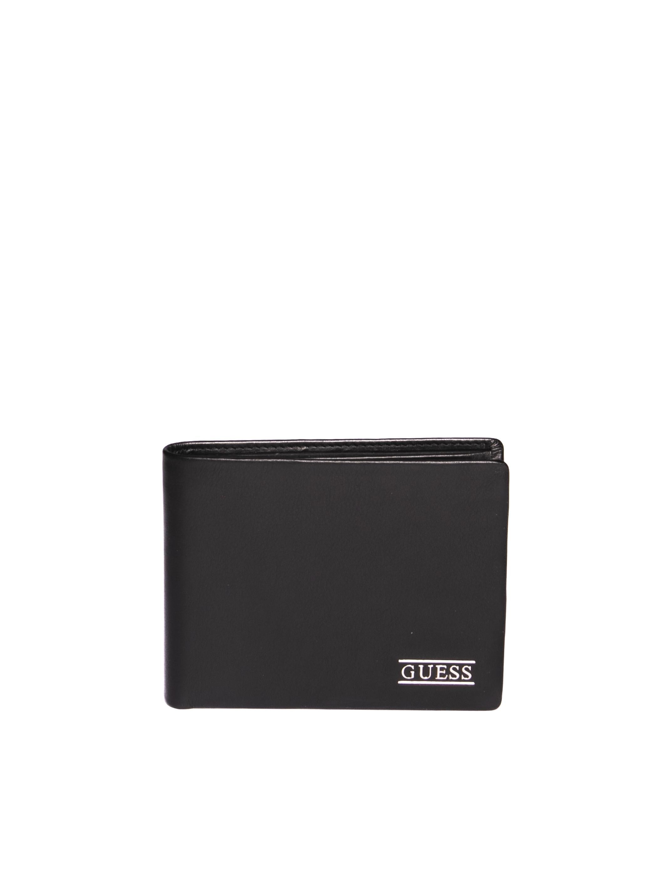 GUESS portafoglio boston nero SMNEBR.BOSTON LEA20-BLACK 