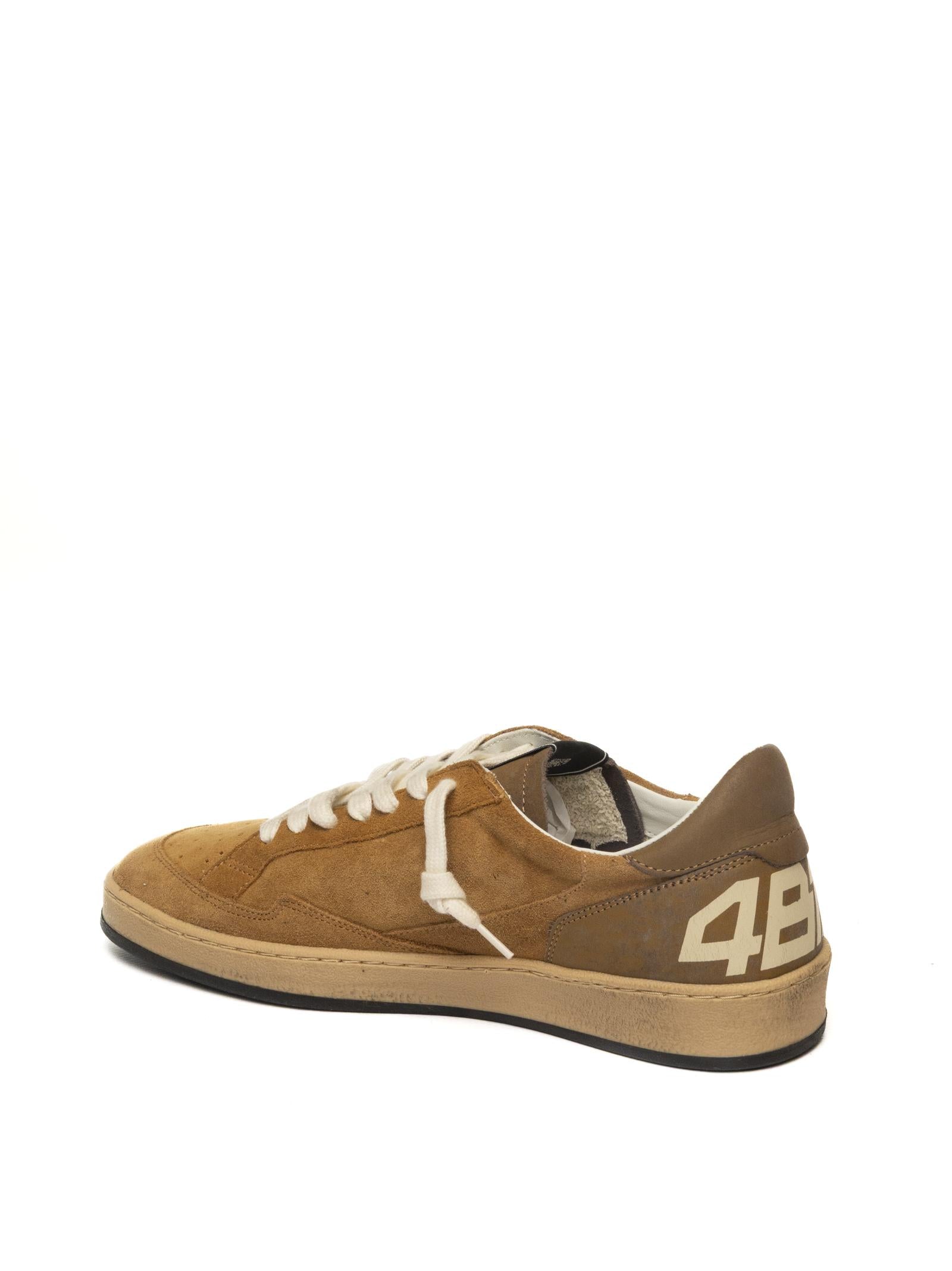 4B12 Sneaker play new camoscio beige PLAYNEW U PELLE-126 